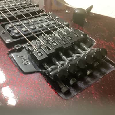 Cort X-6 VPR 90’s - Red/Crimson Snakeskin image 4