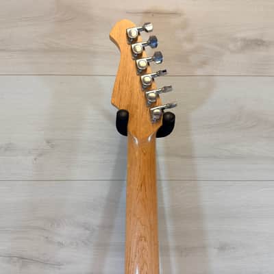 Aria STG Series Electric Guitar Blue Metallic Strat Style SSS Rosewood Fingerboard image 10