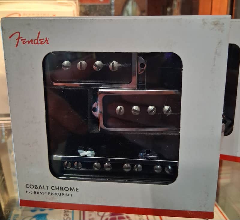 Fender Cobalt P/J Bass Pickup Set P/N 992377000 2025 - Chrome image 1