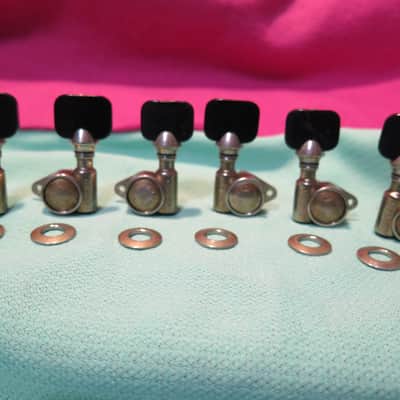 RARE vintage 1963 Grover Pat Pend nickel tuners for Gibson Les Paul es 335 175 sg flying v 330 image 1