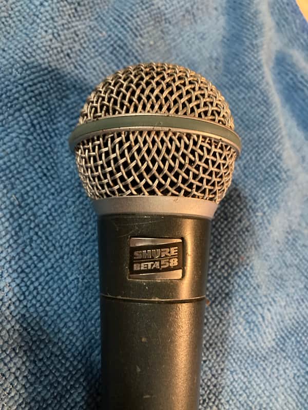 Shure Beta 58 Microphone w/ Aftermarket Cartridge image 1