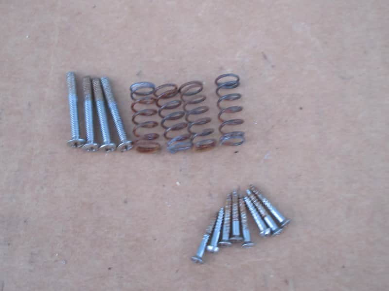 1960s Kingston Teisco Guitar Pickup Adjustment & Ring Mounting Screws & Springs image 1