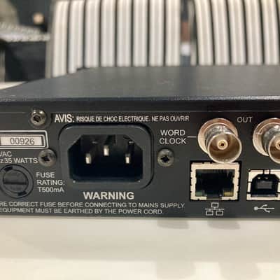 Prism Sound Titan 8-Channel USB AD Converter with Dante MDIO card installed, 2021 - Black image 10