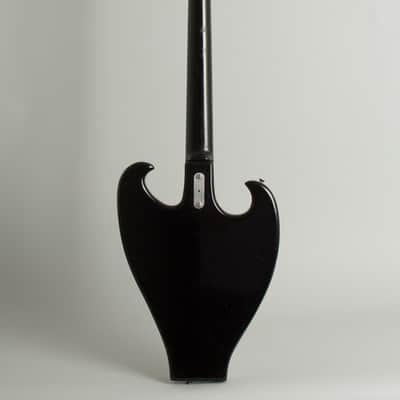 Wandre Etrurian II Solid Body Electric Bass Guitar (1965), molded plastic hard shell case. image 2