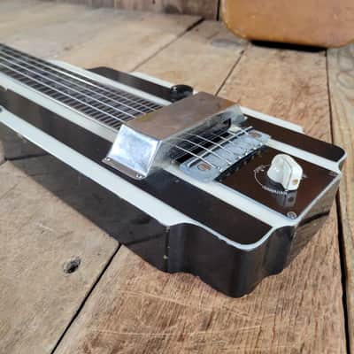 National New Yorker Lap Steel 1938 Early Pre War Version Original Case - Black and White image 7