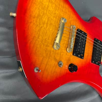 Burny MG-85X Mockingbird Fernandes 1990's Cherry Burst | Reverb