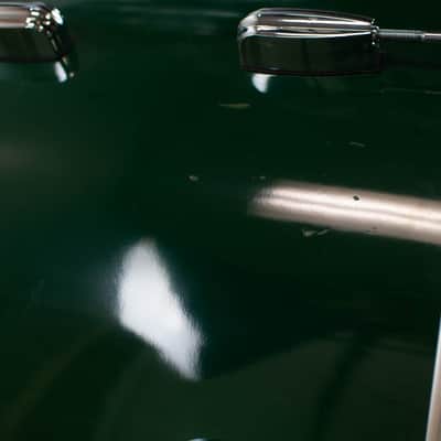 Q Drum Co "Forest Green" Maple Drum Kit image 10