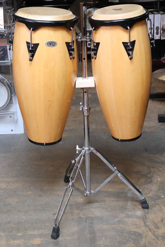 Cp Cosmic Percussion Conga Drums Natural Wood 9