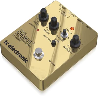 TC Electronic SCF SE Gold Stereo Chorus Flanger Pedal - Special Edition Gold image 2