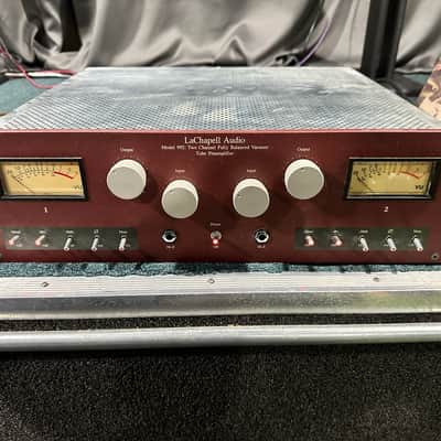 LaChapell Audio 992EG 2-Channel Tube Mic Preamp with Extended Gain 2010s - Red image 2