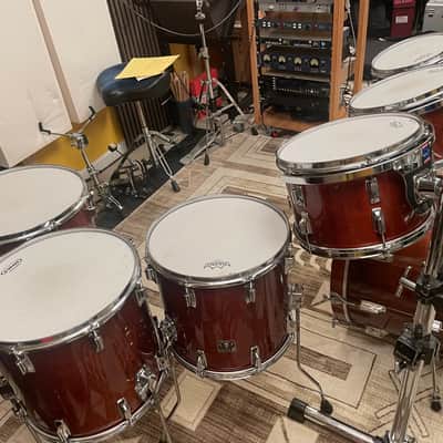1980’s Era Vintage Tama Superstar Drum Set 8 Drums image 3
