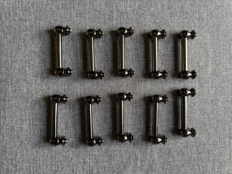 World Max 10 - Worldmax 2 3/16" Tube Lugs - Black Nickel image 1