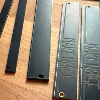 Doepfer & Make Noise Blank Panels - Lot - Silver & Black image 3
