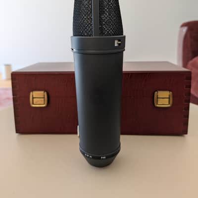 Neumann U 87 Ai mt Large Diaphragm Multipattern Condenser Microphone - Matte Black image 5