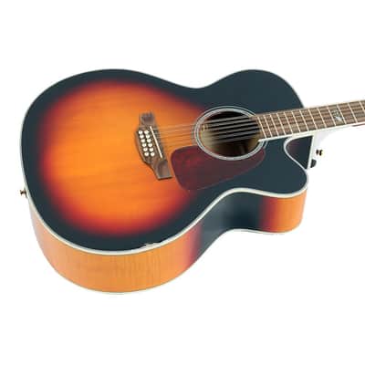 Takamine GJ72CE-12 G Series Jumbo Cutaway 12-String Acoustic-Electric Guitar Regular Gloss Sunburst image 3