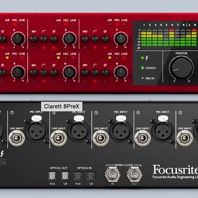 Focusrite Clarett 8Pre X Thunderbolt Audio Interface | Reverb Italia