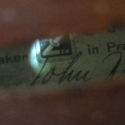 Vintage 1920's John Juzek 1/4 size violin with bow image 19