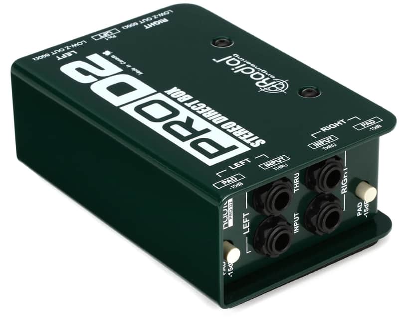 Radial ProD2 2-channel Passive Instrument Direct Box image 1