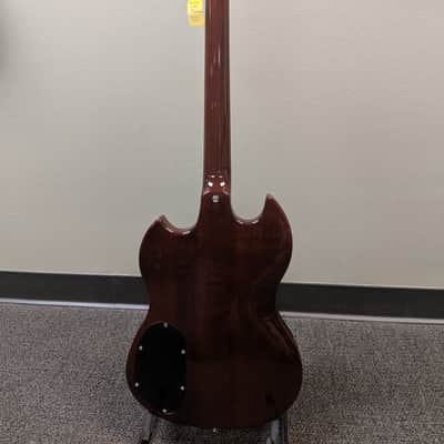 Guild S-100 Polara Prototype with Hagstrom Tremar - Factory 2nd 2016 Natural Dark Mahogany image 4