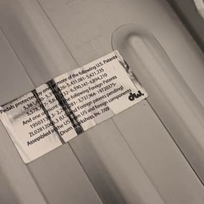DW DWCP9500TBXF 9000 Series Double-Braced 2 Leg Hi-Hat Stand with Extended Footboard 2010s - Chrome image 5