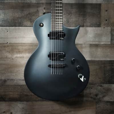 ESP LTD EC-1000 Baritone Electric Guitar - Charcoal Metallic Satin (LEC1000BCHMS) image 3