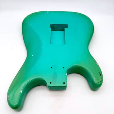 MJT Stratocaster Body Alder Relic Nitro USA Seafoam mjt5535 image 7