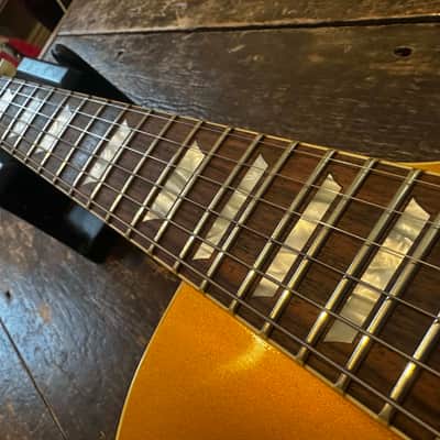 Gibson Les Paul Custom Shop 1956 Historic RI Rare Black/Gold VOS 2016 Gold Top R6 image 13