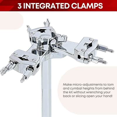 Gibraltar Double-Braced Adjustable 3-Mount Platform Stand, Percussion Accessories and Hardware for Drum Set (9713PM) image 2