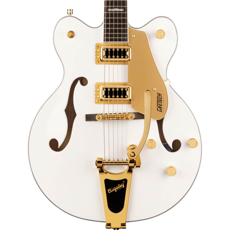 Gretsch G5422TG Electromatic Classic Hollow Body Electric Guitar, Snowcrest White image 1
