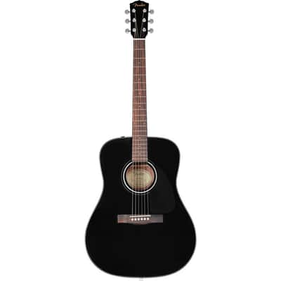 Fender CD-60 with Walnut Fretboard - Black image 1