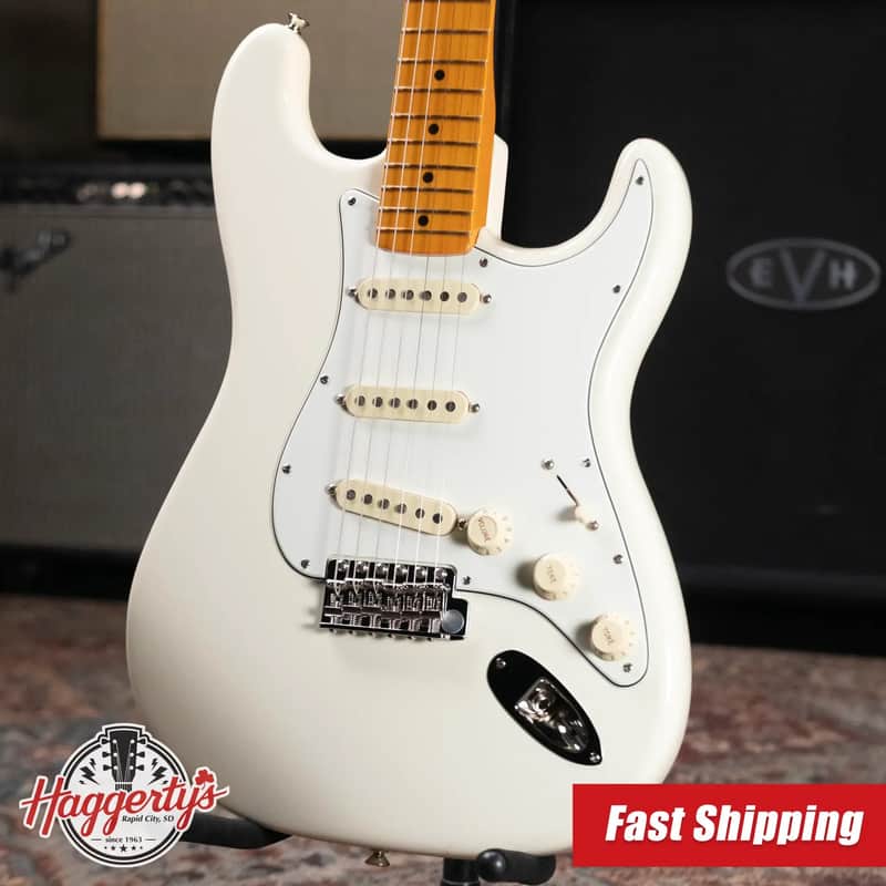 Fender Limited Edition American Vintage II '73 Stratocaster Electric Guitar - Olympic White with Hardshell Case image 1