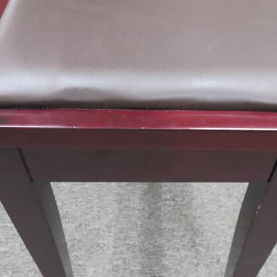 CPS Imports Walnut Piano Bench with Storage image 6
