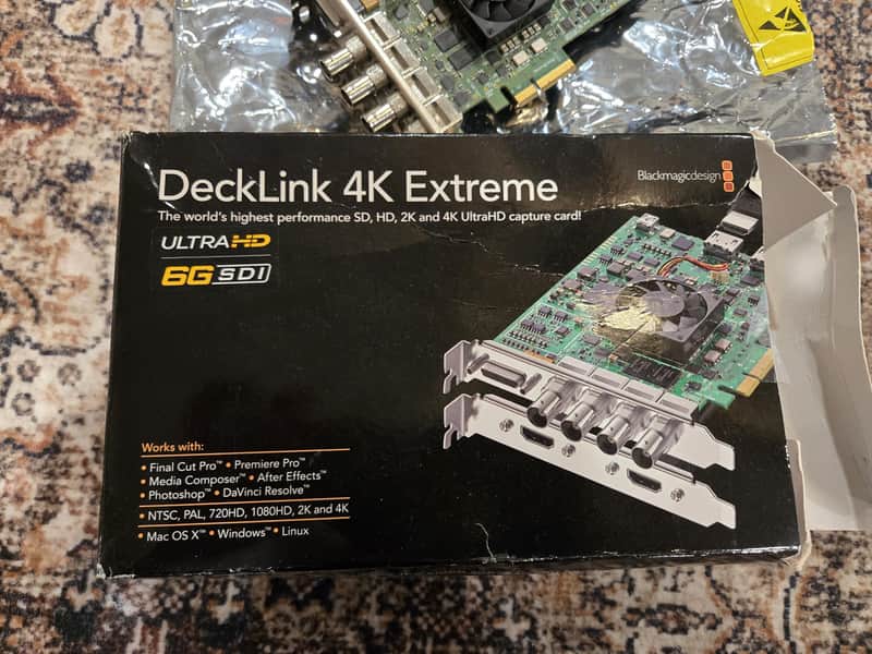 Blackmagic Desig Decklink 4K Extreme 6G SDI mid-2000's image 1