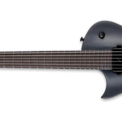ESP LEC1000 Baritone Charcoal - Metallic Satin LH (LEC1000BCHMSLH) image 2