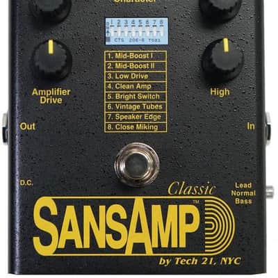 Tech 21 SansAmp Classic Tube Amp Emulator Pedal image 1