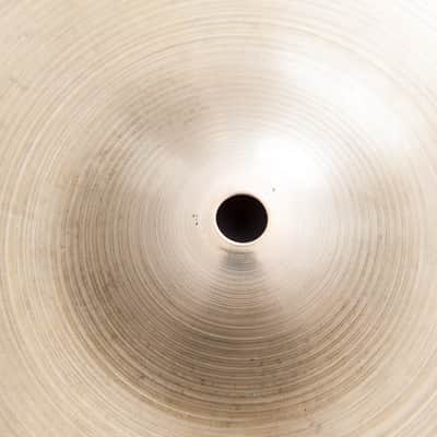 Vintage Canadian Zildjian 15" hihat (1970's) 1034g image 4