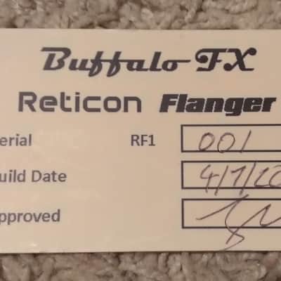 Buffalo FX Reticon Flanger - Serial #1 w/ box & accessories image 5