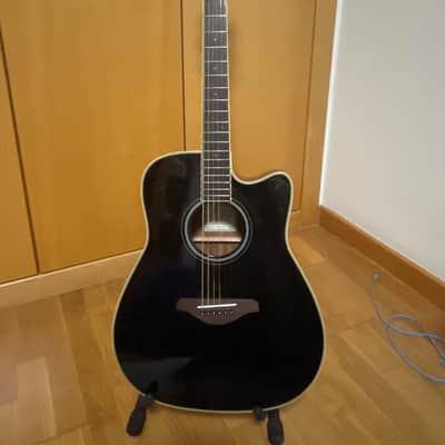 Yamaha FGC-TA TransAcoustic Traditional Western 2021 - Black image 1