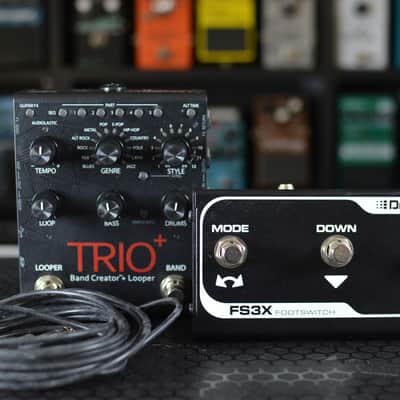 DigiTech TRIO Plus Band Creator + Looper w/ FS3X 3-Button