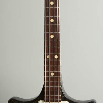 Wandre Roby Basso 63 Semi-Hollow Body Electric Bass Guitar (1963), black tolex hard shell case. image 8