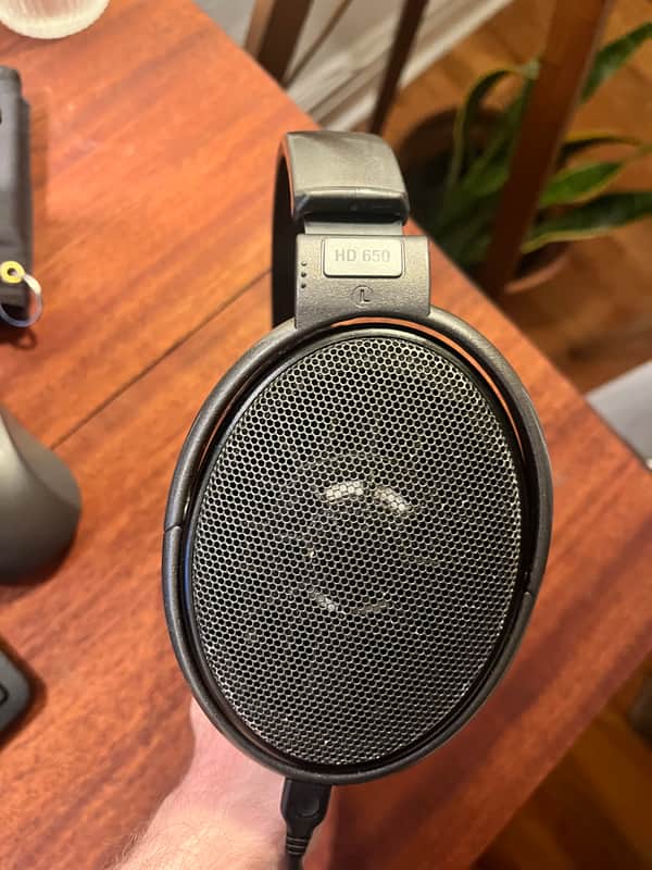 Sennheiser HD 650 with recently replaced pads image 1