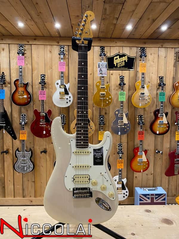 Fender Player II Stratocaster HSS, Rosewood Fingerboard, White Blonde image 1
