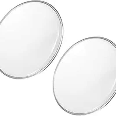 10 Inch Drum Head Drum Skin Sound Controlled PET Material, Transparent, Pack of 2 image 1