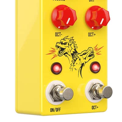 JHS Double Dragon Lo-Fi Octave Device - Yellow image 3