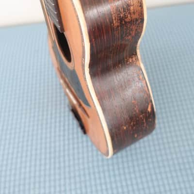 Vintage Pre War Survivor 1890s Lyon & Healy Regal Columbus Mandolinetto Guitar Shaped Mandolin Mando Rare image 5