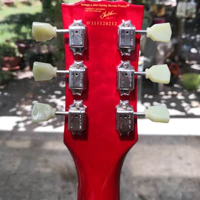 Chitarra elettrica Vintage v100 Anno 2011 Les Paul Wilkinson stile gibson image 6