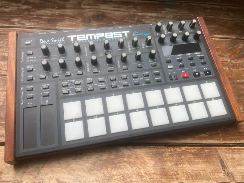 Dave Smith Instruments Tempest 6-Voice Drum Machine 2011 - 2018 - Black with Wood Sides image 1