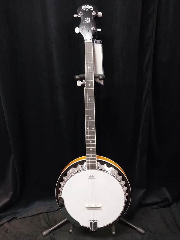 Washburn B9 Americana Series 5-String Banjo - Natural image 1