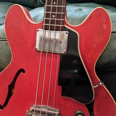 1966 Gibson EB-2C Refinished with Left Hand Nut image 6
