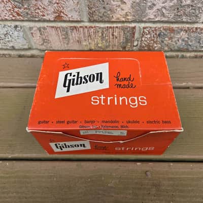 Vintage 1960's Gibson Guitar String Counter Top Display Box w/ String Boxes, Strings! image 1
